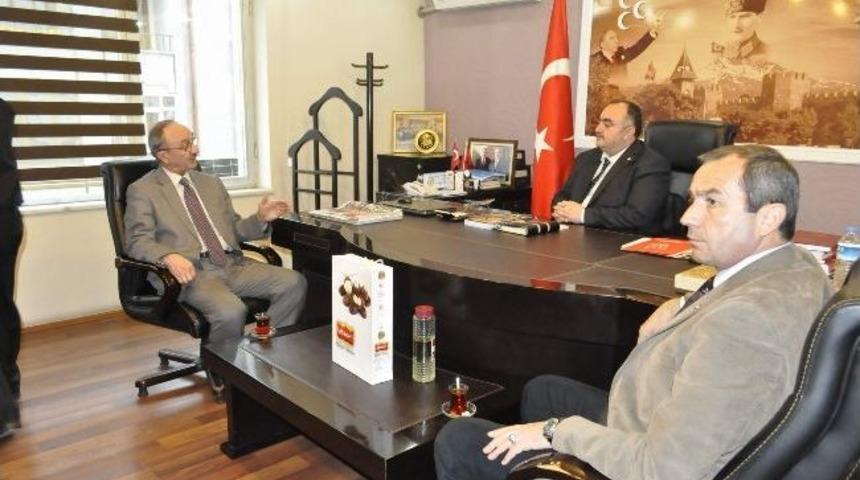 Birleşik Kafkasya Derneğinden Mhp&rsquo;ye Ziyaret