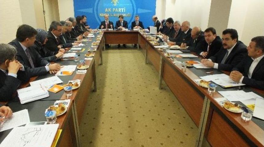 Ak Parti&rsquo;de Konya Yatırımları Konuşuldu