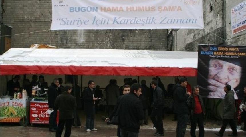 Ak Parti&rsquo;den Suriye&rsquo;ye Yardım Eli