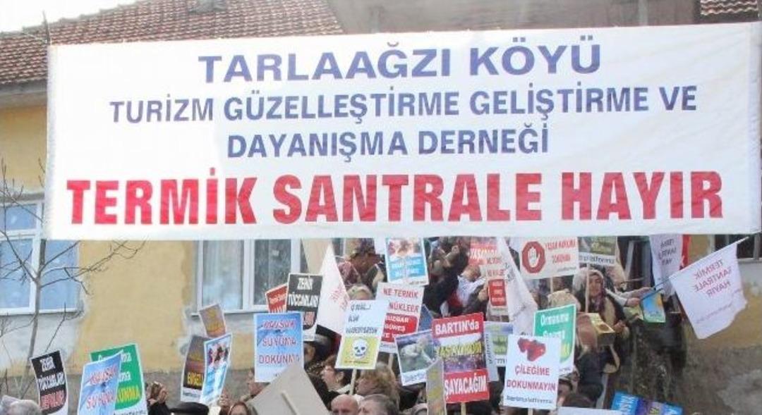 Bartın'da Termik Santral Tepkisi