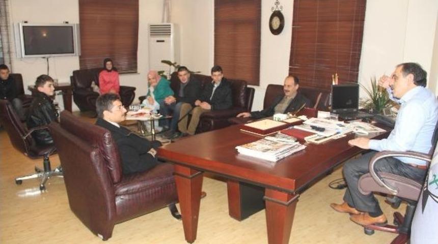 &Ouml;ğrencilerden Başkan Yazıcı&rsquo;ya Ziyaret