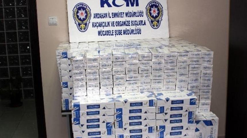 Ardahan'da 2013 Yılında D&uuml;zenlenen Operasyonlarda 42 Bin 272 Paket Ka&ccedil;ak Sigara Ele Ge&ccedil;irildi