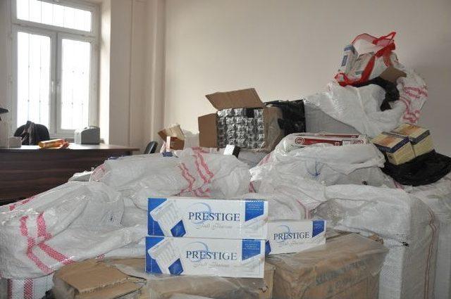 İnegöl'de 15 Bin Paket Kaçak Sigara Ele Geçirildi