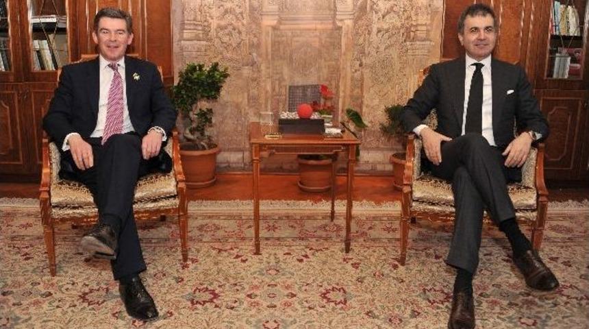 K&uuml;lt&uuml;r Bakanı &Ccedil;elik, İngiltere Spor Ve Turizm Bakanı Hugh Robertson İle Biraraya Geldi