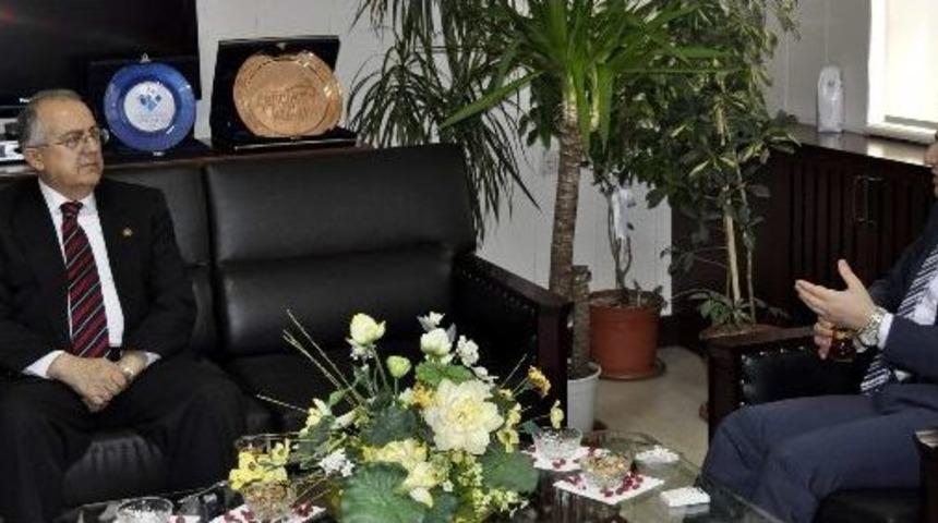 B&ouml;lge Adliye Mahkemeleri Başsavcısı Semerci'den Kaymakam G&uuml;l'e Ziyaret