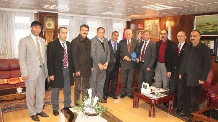 Muhtarlar Derneği&rsquo;nden Başkan Dede&rsquo;ye Ziyaret