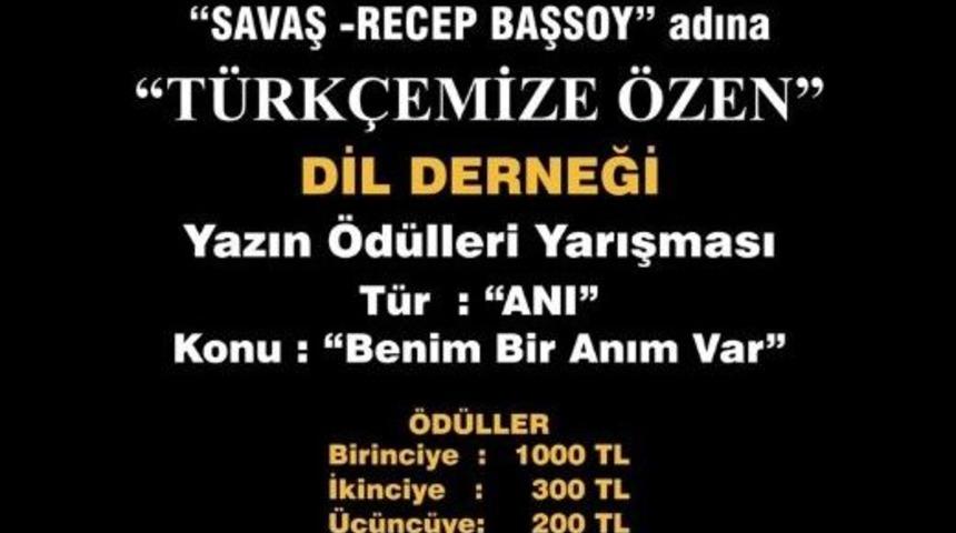 &Ouml;demiş&rsquo;te İlk Kez D&uuml;zenlenen Yarışmada, &ldquo;anı&rdquo; Yazıları Yarışacak