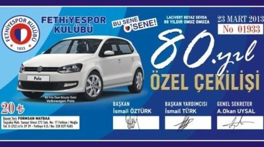 Fethiyespor Piyango Biletleri Satışa &Ccedil;ıktı