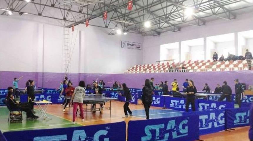 Muş&rsquo;ta Okullar Arası Masa Tenisi Turnuvası Başladı