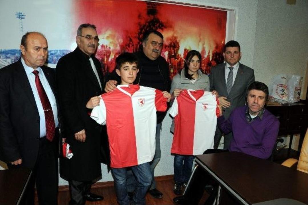 &Ouml;ğrenciler Samsunspor&rsquo;u Ziyaret Etti