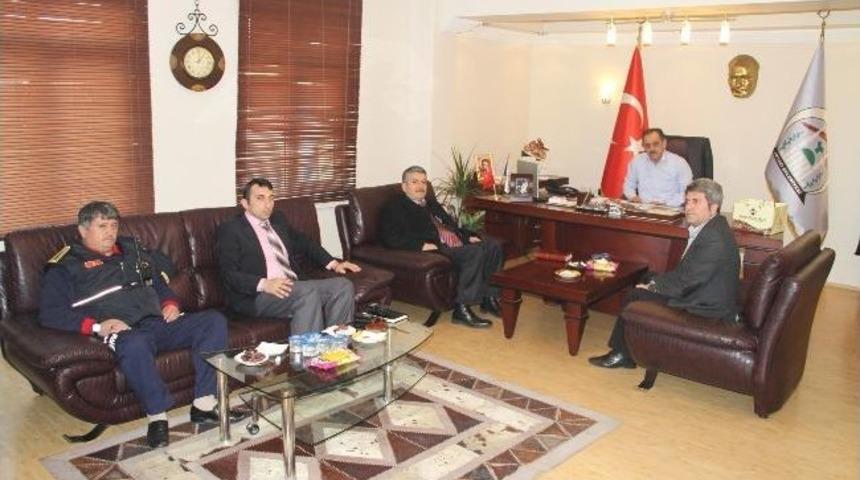 Sakarya B&uuml;y&uuml;kşehir Belediyesi İtfaiye Daire Başkanı Yusuf &Ccedil;elebi&rsquo;den Başkan Yazıcı&rsquo;ya Ziyaret