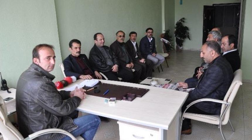 Kızıltepe Muhtarlarından Gazetecilere Ziyaret