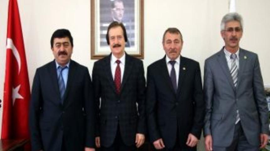 Doğanşar Heyetinden, Rekt&ouml;r Kocacık&rsquo;a Ziyaret