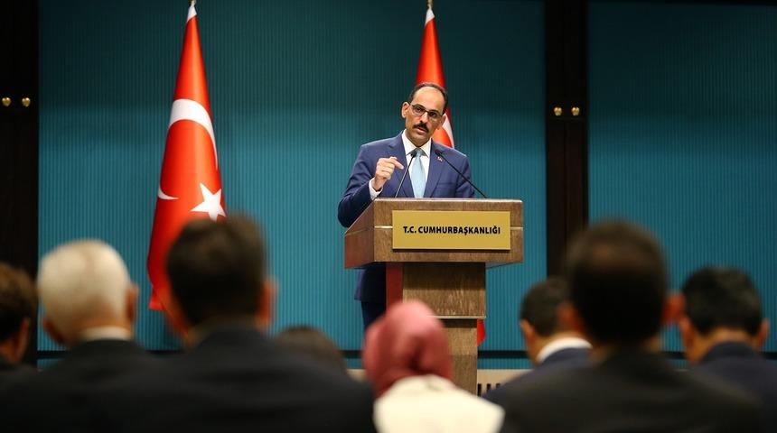 Cumhurbaşkanlığı Hükümet Sistemi'nin ilk kabine toplantısı sonrası İbrahim Kalın'dan açıklama!