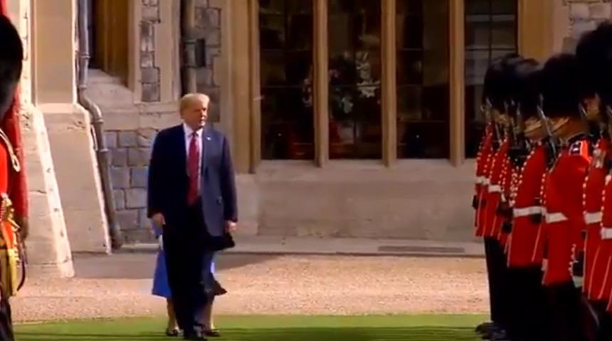 ABD Başkanı Trump'tan Kraliçe II. Elizabeth'e şok tavır! Dünya bu hareketi konuşuyor