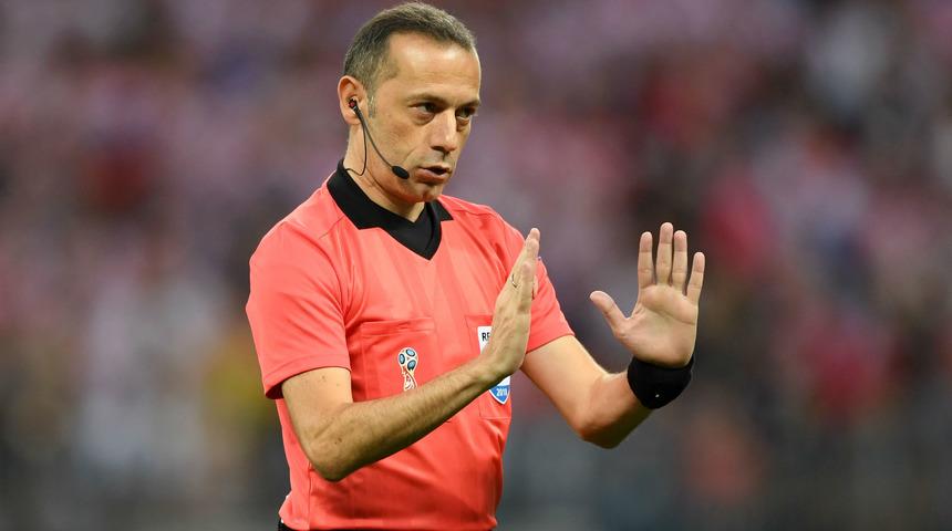 UEFA Y&ouml;netim Kurulu &Uuml;yesi Servet Yardımcı'dan C&uuml;neyt &Ccedil;akır ve ekibine kutlama