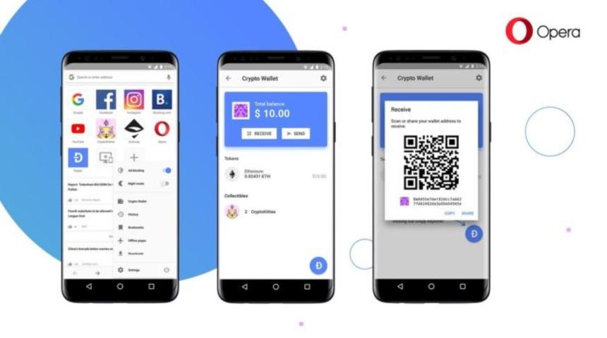 Opera&nbsp;kripto para i&ccedil;in d&uuml;ğmeye bastı!