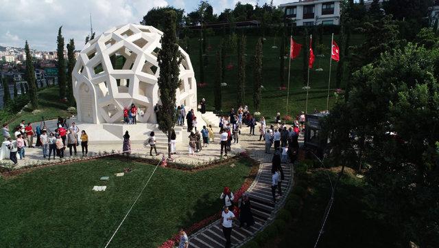 15 Temmuz Şehitler Köprüsü'nde anma hazırlıkları havadan görüntülendi