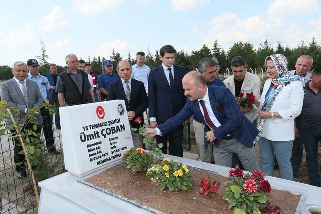Amasya'da 15 Temmuz şehidi mezarı başında anıldı