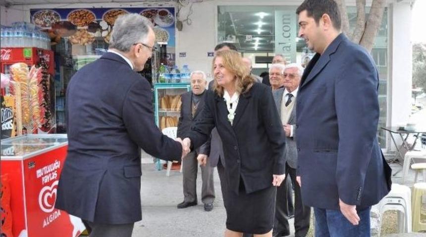 Murat Karayal&ccedil;ın Taziye İ&ccedil;in Dalaman&rsquo;a Geldi