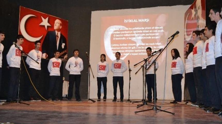 Gelibolu&rsquo;da İstiklal Marşının Kabul&uuml;n&uuml;n 92. Yılı Kutlandı