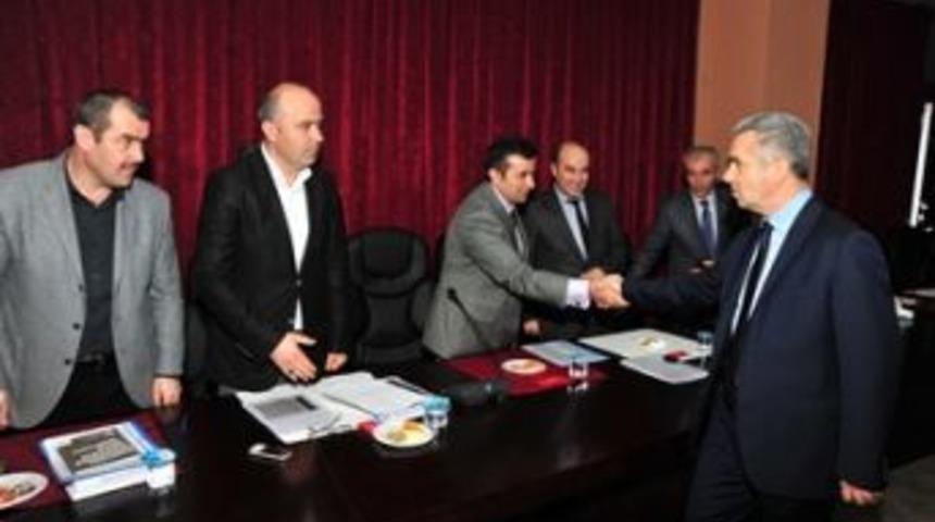 Başkan Uzun Birim M&uuml;d&uuml;rleriyle Buluştu