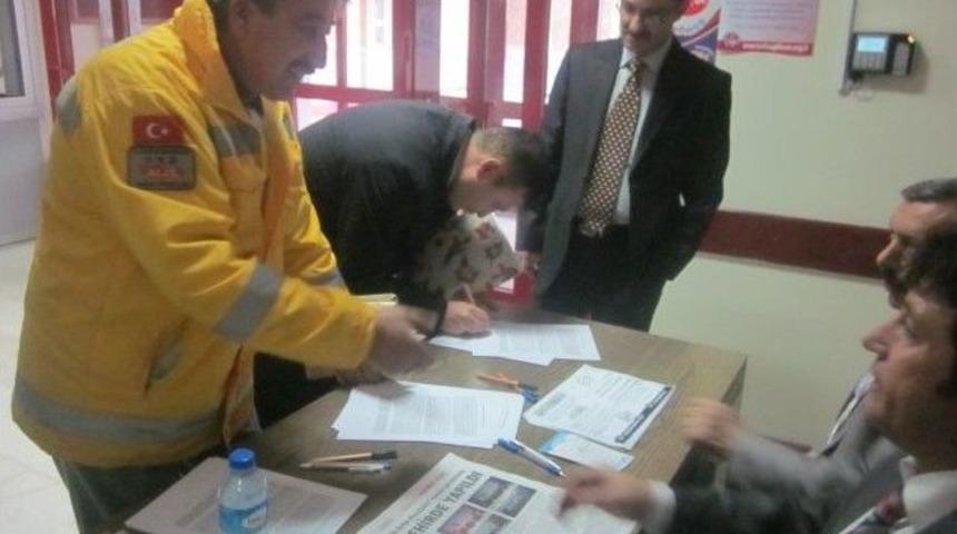 T&uuml;rk Sağlık Sen Tarafından Başlatılan İmza Kampanyası