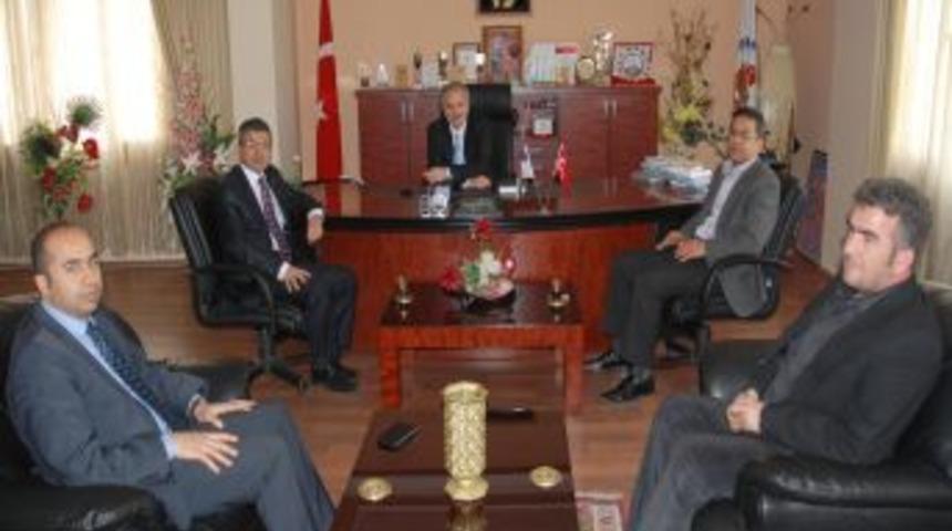 İller Bankası M&uuml;d&uuml;r&uuml; S&ouml;nmezler, &Ouml;zgan'ı Ziyaret Etti