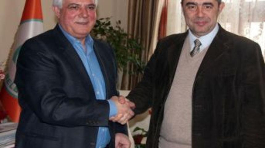 İki &Uuml;lkenin Komşu Belediye Başkanları Edirne&rsquo;de G&ouml;r&uuml;şt&uuml;