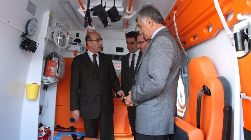 Adıyaman Sağlık M&uuml;d&uuml;rl&uuml;ğ&uuml; 112 Acil Sağlık İstasyonu'na Ambulans Takviyesi