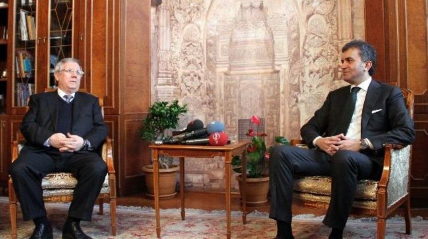 Bakan &Ccedil;elik, Fenerbah&ccedil;e Başkanı Aziz Yıldırım'ı Makamında Kabul Etti