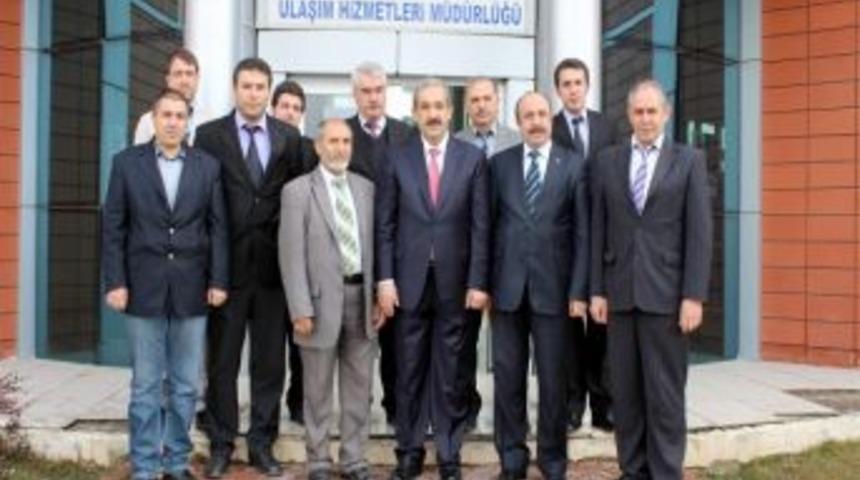 Başkan &Uuml;rg&uuml;p, Sivas &Ouml;zel Halk Otob&uuml;sler Kooperatif&rsquo;ini Ziyaret Etti