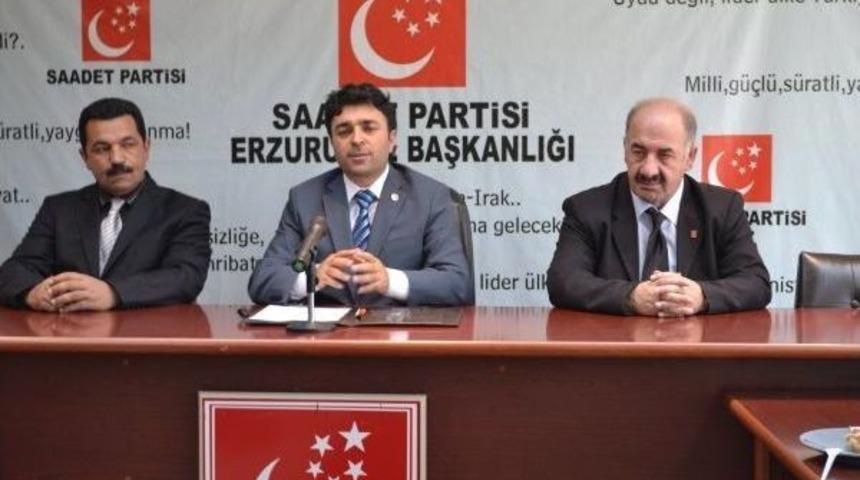 Sp Erzurum İl Başkanı Faik &Ccedil;alık: