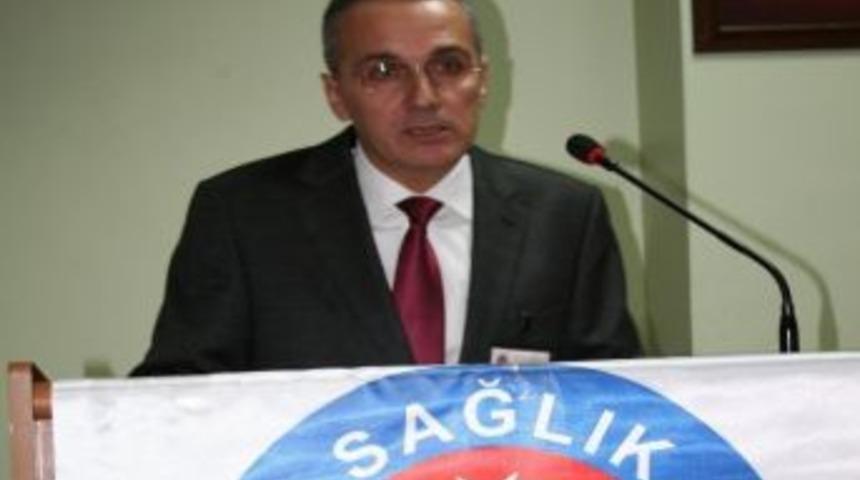 T&uuml;rk Sağlık Sen Sakarya Şube Başkanı İrfan Korkmaz;