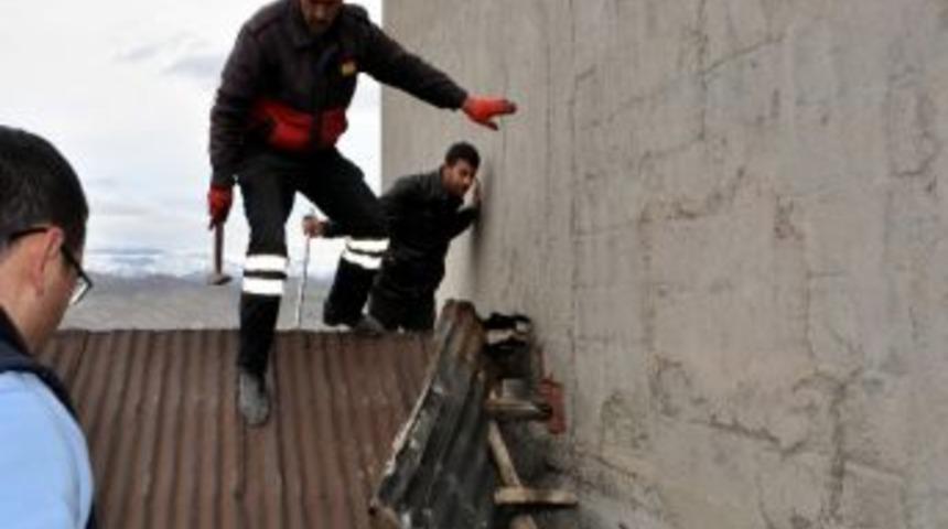 Suşehri'nde Kedi Kurtarma Operasyonu