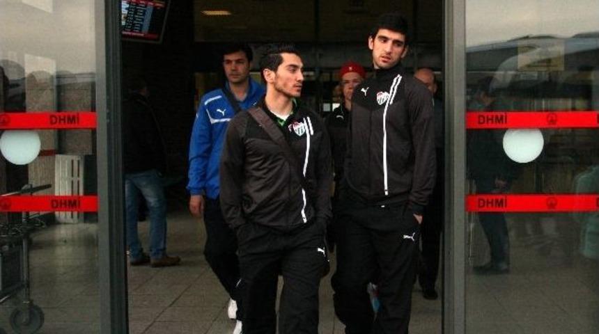 Bursaspor Kafilesi Gaziantep&rsquo;e Geldi