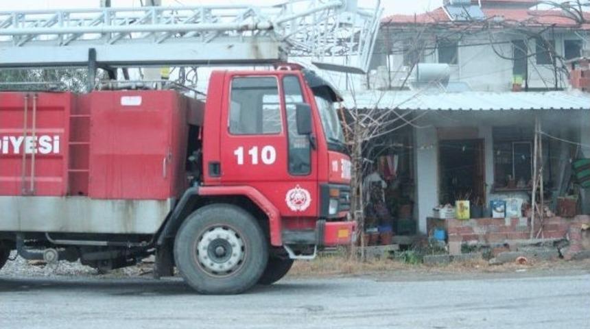 Ortaca&rsquo;da Ev Yangını
