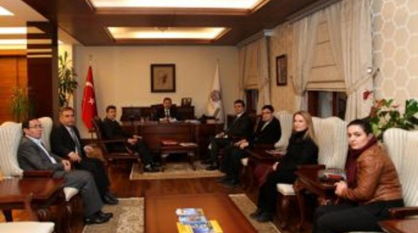 ANATIPDER Y&ouml;netimi Gine d&ouml;n&uuml;ş&uuml;nde Vali Başk&ouml;y'&uuml; ziyaret etti
