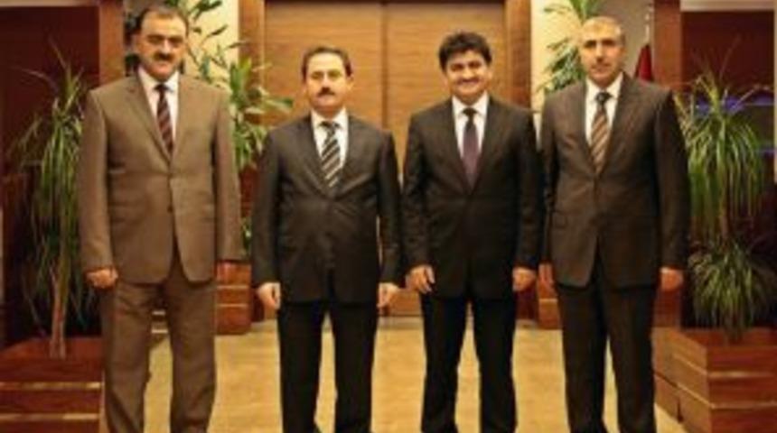 Ceylanpınar Heyetinden Vali Başk&ouml;y&rsquo;e hayırlı olsun ziyareti