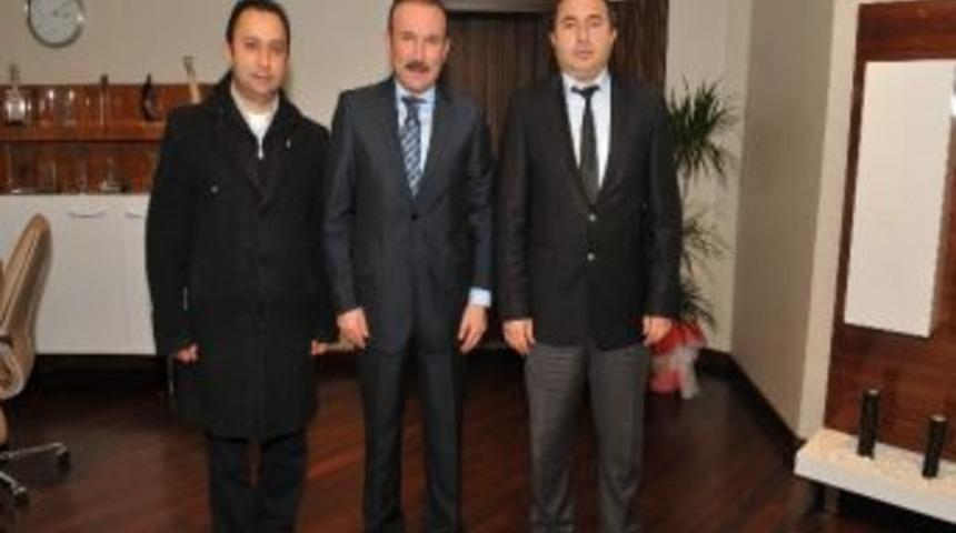 İsu Şube M&uuml;d&uuml;r&uuml;'nden Başkan Doğan'a Ziyaret