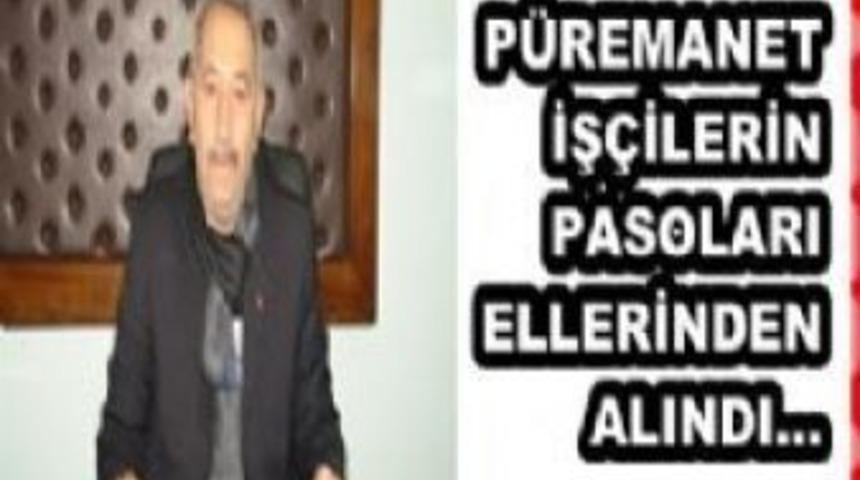 P&uuml;remanet iş&ccedil;ilere paso darbesi