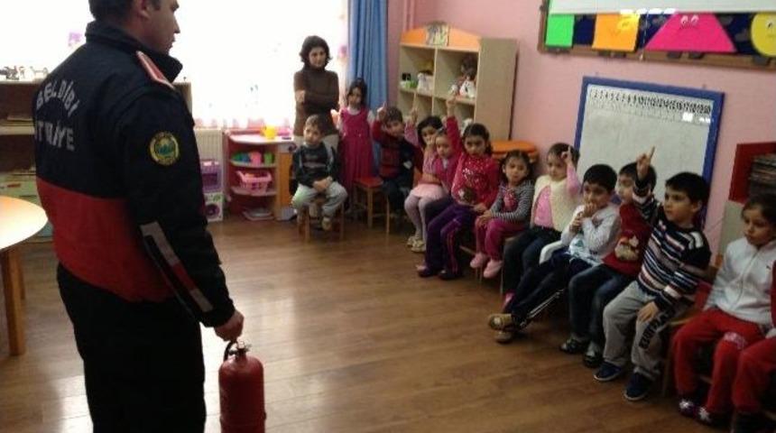 Beldibi İtfaiyesinden Miniklere Eğitim
