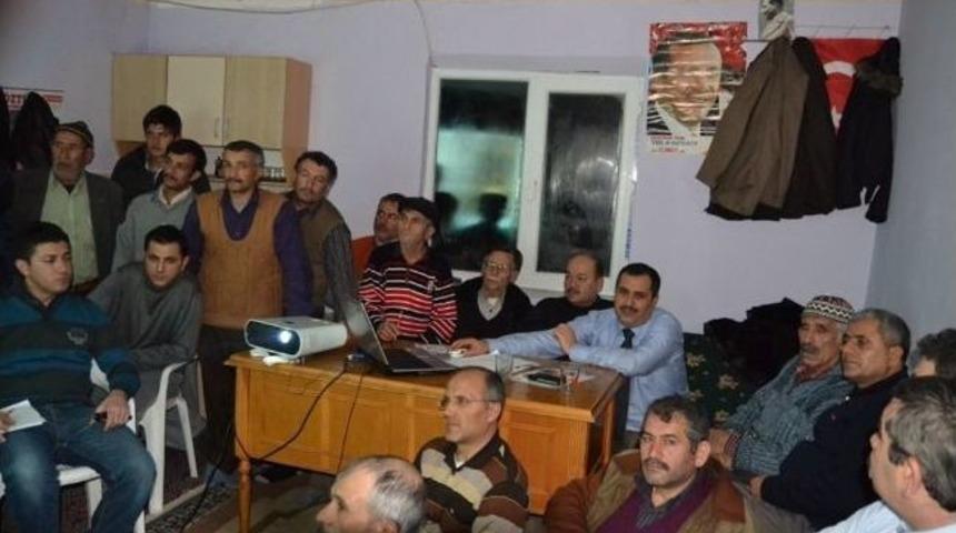 Gediz'de Orman K&ouml;yl&uuml;s&uuml; Katı Yakıt Kalorifer Sistemleri Hakkında Bilgilendirildi