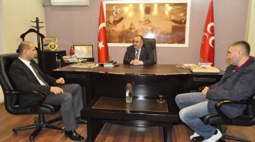 &Uuml;lk&uuml; Ocakları Genel Başkanı Kılavuz'dan Başkan Eke&rsquo;ye Ziyaret