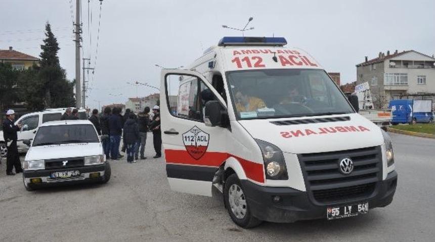 Bafra&rsquo;da Kaza: 1 Yaralı