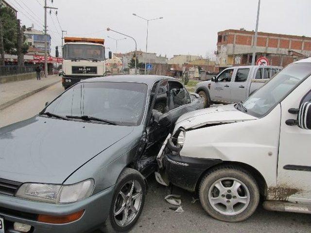 Bafra’da Kaza: 1 Yaralı