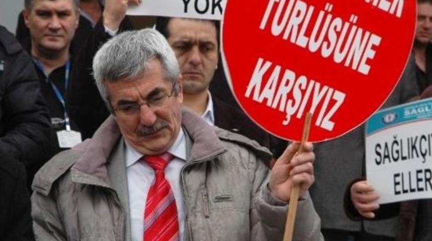 Sağlık-sen&rsquo;den Şiddet Protestosu