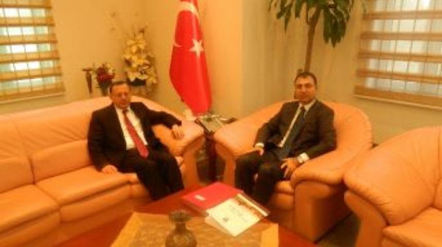 Kamu D&uuml;zeni Ve G&uuml;venliği M&uuml;steşarı Diyarbakır Valisini Ziyaret Etti