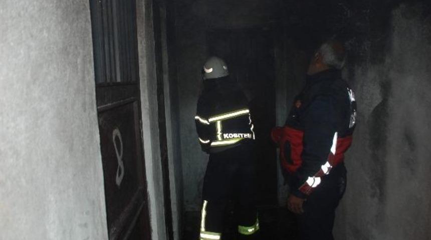 Zemin Katta &Ccedil;ıkan Yangın Korkuttu