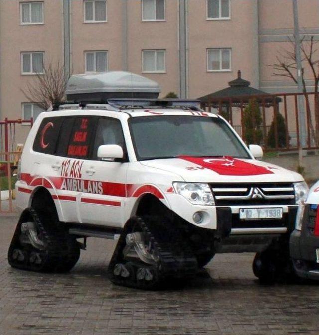 Balıkesir 112'ye Obez Ve Kar Ambulansı Takviyesi